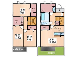 ウィット A棟の物件間取画像